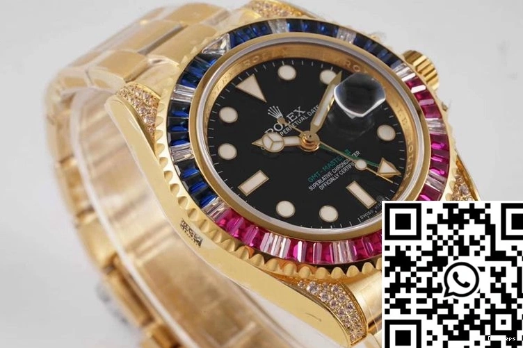 Master Black II SAru-78208 Dial 116758 Factory GMT ROF Rolex 1104